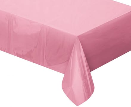 Kleur Metallic Roze Folie Tafelkleed 137x183 cm