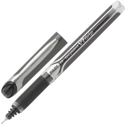 Pilot roller Hi-Tecpoint V5 en V7 Grip V7  04 mm zwart