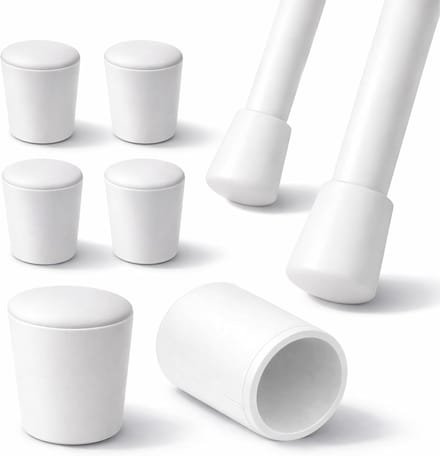 Rubberen Voetjes - Meubelbeschermers - Meubels Plaatsen - Zelfklevend - 4 Stuks - Wit
