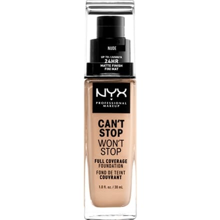 Nyx Professional Makeup Can't Stop Won't Stop Foundation - Nude - Volledig Dekkende Foundation - Licht