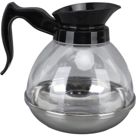 Cafetière de remplacement 1.2QT ABS Universelle avec poignée confortable et ajustement serré L gray