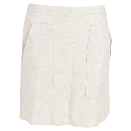Emporio Armani Suit Miniskirt in Crème Linnen