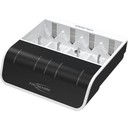 Ansmann Comfort Multi Batterijlader NiMH AAA (potlood), AA (penlite), C (baby), D (mono), 9 V (blok)