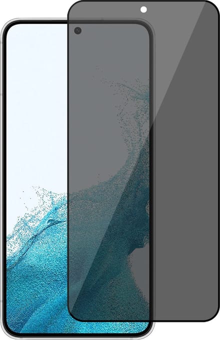 Privacy Screenprotector geschikt voor Samsung Galaxy S22 - Volledig Dekkende Gehard Glas Tempered Glass Screen Protector