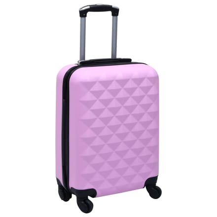 vidaXL - Harde - koffer - ABS - roze