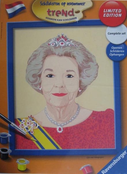 Ravenburger schilderen op nummer Beatrix schilderset