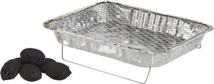 La Dehesa Eenmalig gebruik wegwerp BBQ/Barbeque grill - 42 x 30 x 5 cm