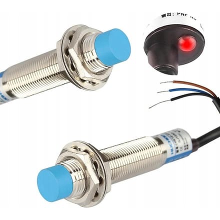 Rosfix Inductieve Sensor LJ12A3-4-Z/BX - NPN NO - 6-36VDC 0–4mm IP67 - Koper/PBT 1,2m Kabel
