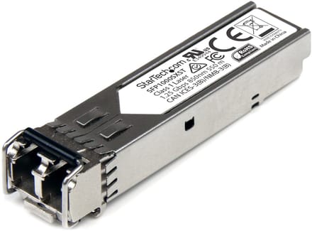 StarTech.com MSA Compliant Gigabit Fiber SFP Transceiver Module - 1000Base-SX - mm LC - 550 m - SFP (mini-GBIC) transceiver modul - Gigabit Ethernet