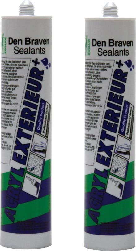 Acrylaatkit Exterieur grijs koker 310ml Zwaluw 2 stuks
