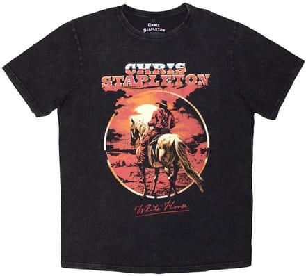 Chris Stapleton - White Horse Heren Tshirt - M - Zwart