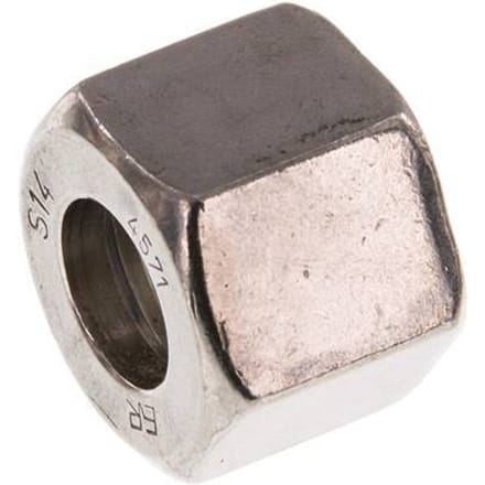 M22x1.5 x 14S RVS Wartelmoer voor Snijring