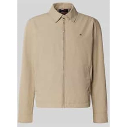 Regular fit blouson met platte kraag