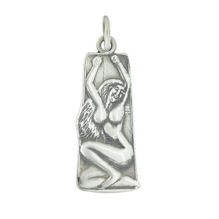 Blinx Jewels Zilveren Hanger Plaat Vrouw
