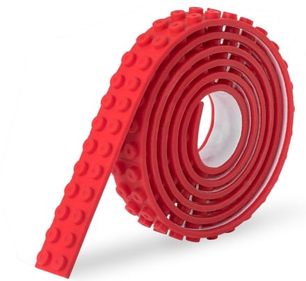 Sinji Play Stick & Brick - Flexibel Speelgoedtape - Tape – Rood