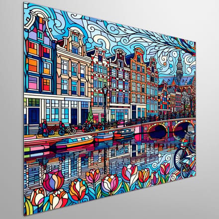 Kunstprint | Wanddecoratie | Dibond | 40 × 40 cm