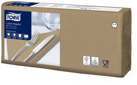 Tork 477202 lunchservet advanced biscuit 33x33 cm 2-laags 2000 stuks (477202)