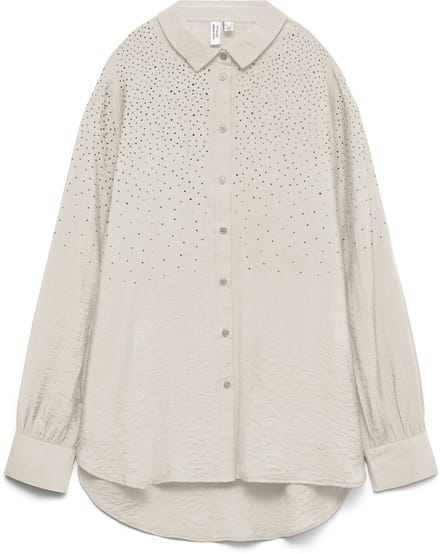 VERO MODA - VMHERDIS LS SHIRT WVN BTQ GA - Dames - Blouses