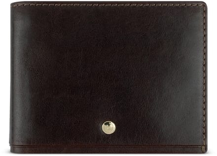 bugatti portemonnee Neaples Wallet With Flap Brown donkerbruin