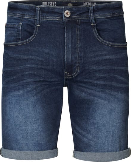 Petrol Industries - Heren Bullseye Denim Short Wavecrest - Blauw - Maat S