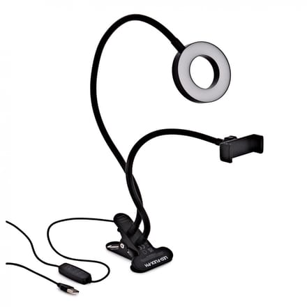 Flexibele 3 LED-lichtring met Telefoonhouder van Gear4music