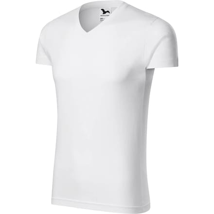 T-shirt met V-hals Malfini Slim 146