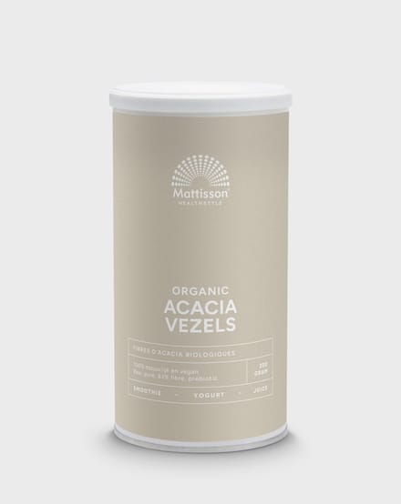 Mattisson - Biologische Acacia Vezels - 83% Vezels - Prebiotica - 200 Gram
