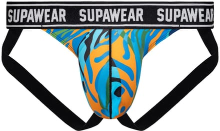 SUPAWEAR POW Jockstrap Arctic Animal - MAAT S - Heren Ondergoed - Jockstrap voor Man - Mannen Jock