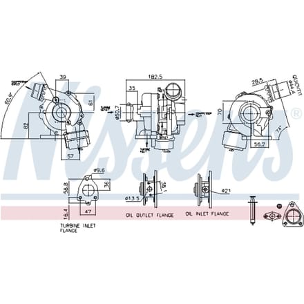 Supercharger, drukvulling NISSENS 93411
