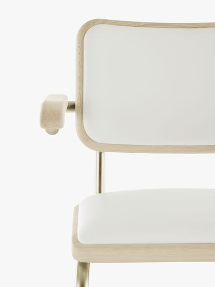 Thonet JS. THONET van Jil Sander S 64 P Nordic sledestoel - ThonetNordic3AlabasterWhite