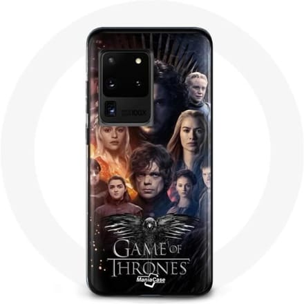 Coque pour Samsung Galaxy S20 Ultra Game of Thrones Saison 8 Le Trône de Fer L'affiche de L'équipage