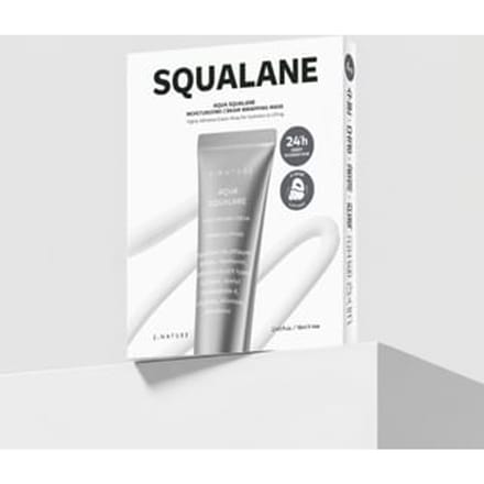 S.NATURE - Aqua Squalane Moisturizing Cream Wrapping Mask Set 18ml x 4 sheets