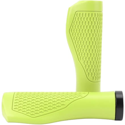 Paire de Poignées de Guidon de Vélo Caoutchouc Antidérapant Absorbant les Chocs Ergonomique Cycle Verrouillage Poignée yellow