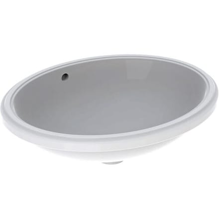 Geberit VariForm undercounter washbasin 56 x 46 cm, oval 500.753.01.2