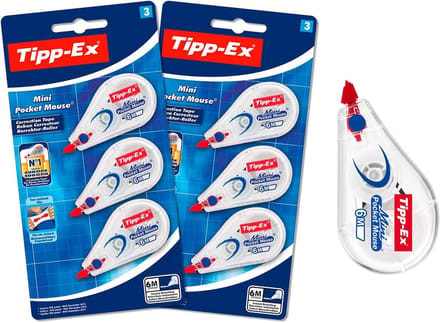 Correctieroller Mini Pocket 6 m, Pack van 6