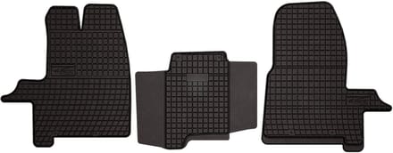 Wielganizator SolidPRO - Rubber Automatten - Ford Transit Custom 2012-2021 - Zwart - Op maat gemaakt
