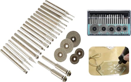 PD® - Frezenset 25 delig - Frezen accesoires - Frees set - Multislijper - Diamantvijl set