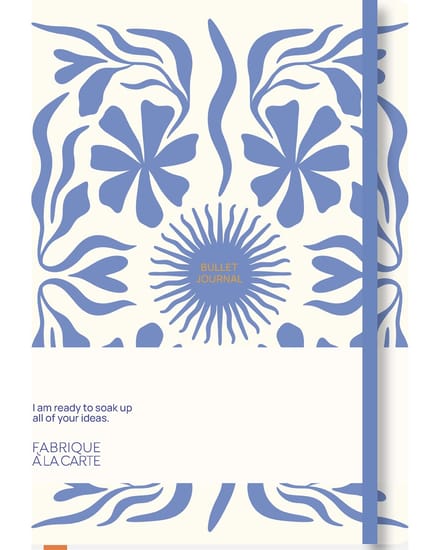 A-Journal - Bullet Journal - A5 - Blanco - Abstract roze