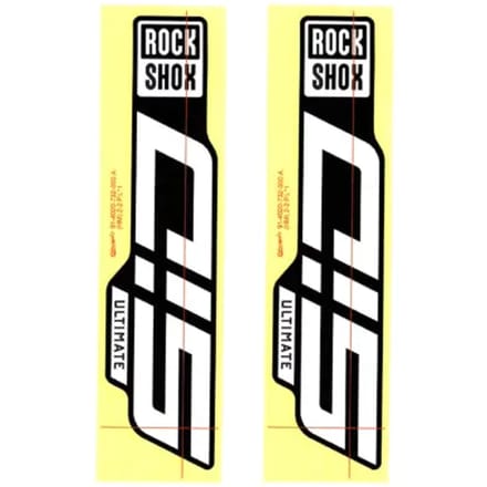 Fietsvork Sticker Kit Rockshox ULtimate 29 Gloss