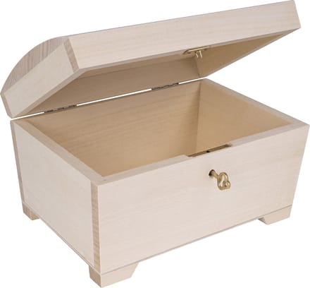 Creative Deco Grote Houten Sieradendoos – 20x14.5x11.7cm – Opbergdoos Met Deksel