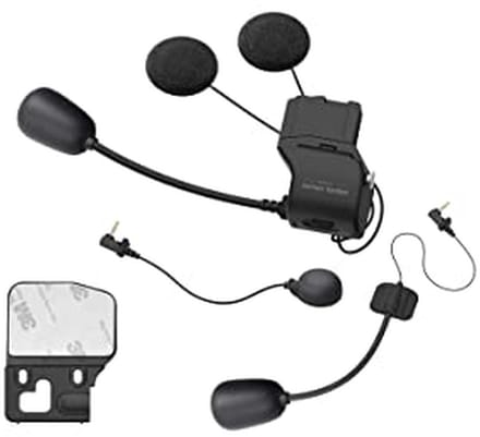 Helm Clamp Kit - Motoraccessoires - Communicatie Onderweg - Met HD Speakers - 190 g - Zwart