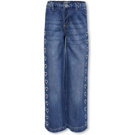 Only Kogcomet heart wide dnm dia3020 blue denim