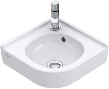Hoekfontein - Wastafel - Badkamer - Keramiek - 32x32x8.5 cm - Wit