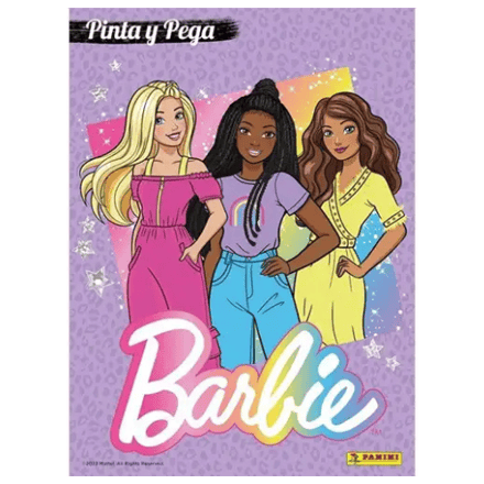 Barbie Pinta Y Pega Activity Notebook with Stickers