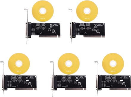 Uitbreidingskaart Adapter - Parallelle Poort - Printer Aansluiten - Plug and Play - 5 Stuks - Zwart