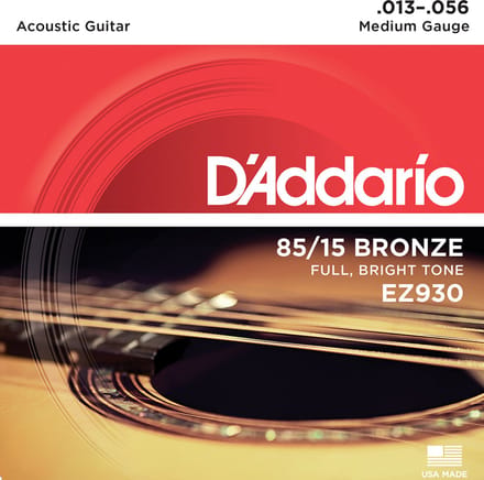 D'Addario EZ930 Snaren voor Akoestische Gitaar Medium (13-56)