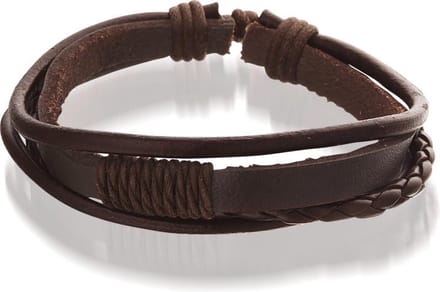 Montebello Armband Woodsia - PU Leer -  Aanpasbaar
