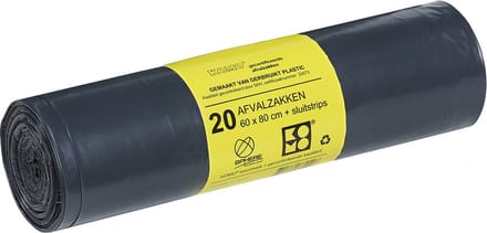 Afvalzak 60x80 KOMO 60 stuks