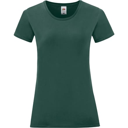 Fruit Of The Vrouwen / Dames Iconische T-Shirt (Forest)
