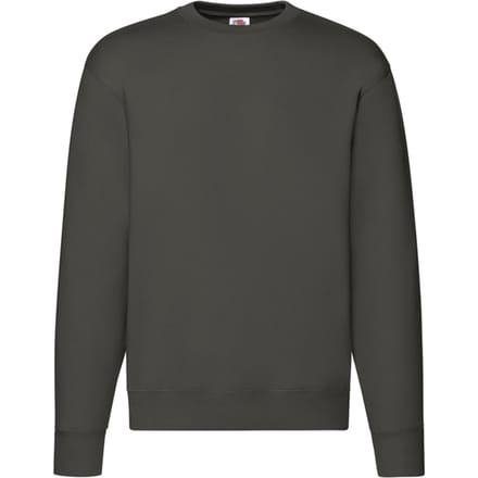 Fruit of the Loom Heren Premium Ingelegd Sweatshirt (Houtskool Stevig)